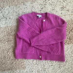 & Other Stories Alpaca/ Wool Pink Cardigan